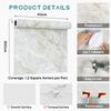 VEELIKE Marble Wallpaper Remake Waterproof and Wallpaper Cream Matte Table and Wall Peelable for Interior Sliding Kitchen Toilet and Stylish