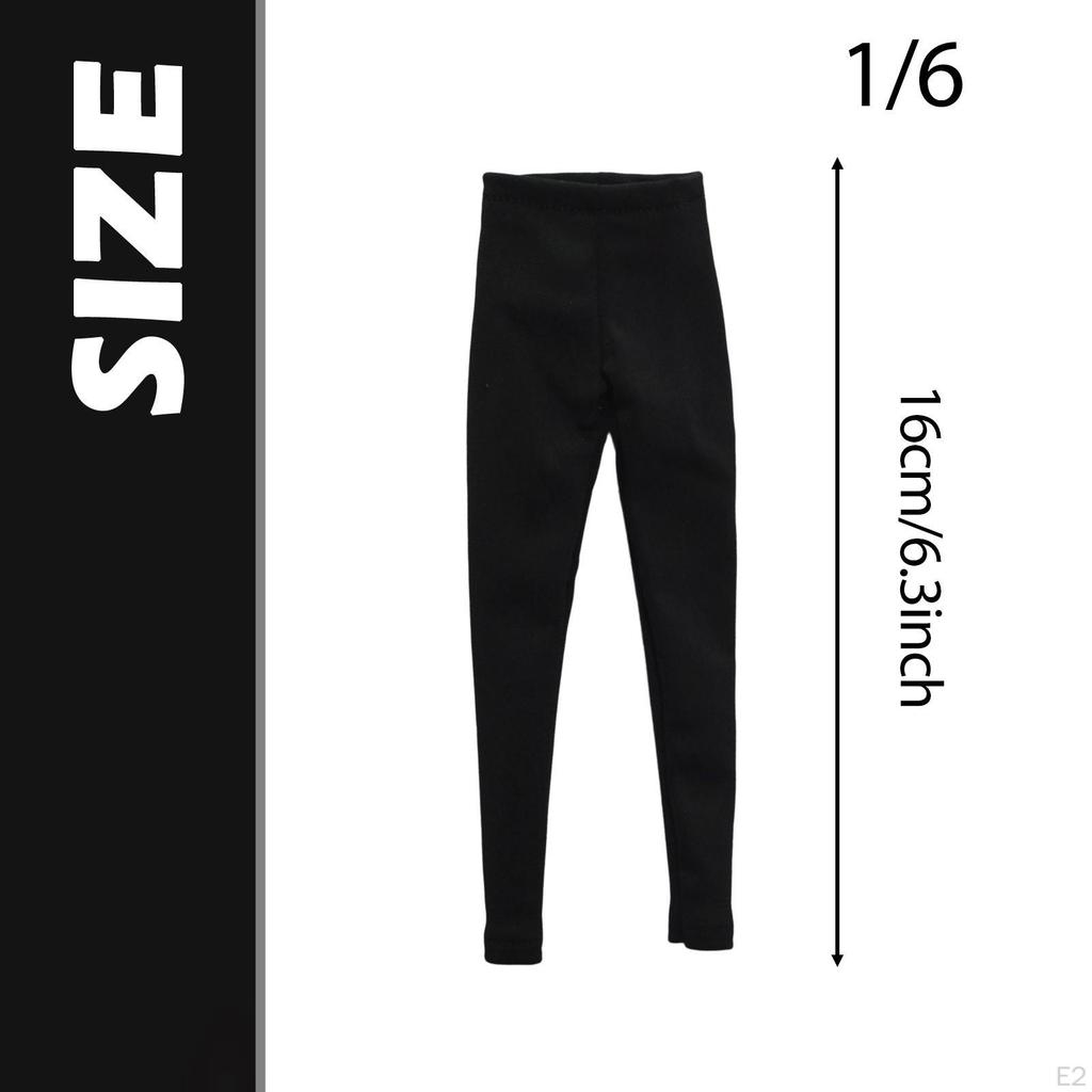 1:6 Scale Miniature Base Layer Pant Doll Costume Casual Cosplay Mini Joggers for 12 Inch Male