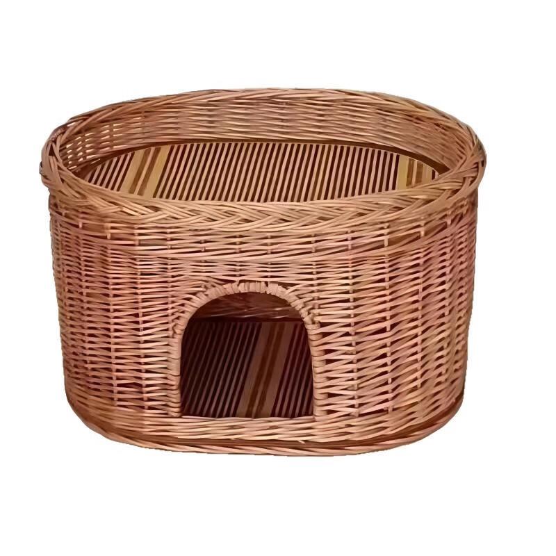 Willow Woven Pet Bed for Cats and Small Dogs
