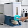 10KG Velkokapacitní kbelík na rýži Uzavíratelný box na rýži Kuchyňský kontejner na obiloviny odolný proti hmyzu a vlhkosti Úložný box na zrno a cereálie