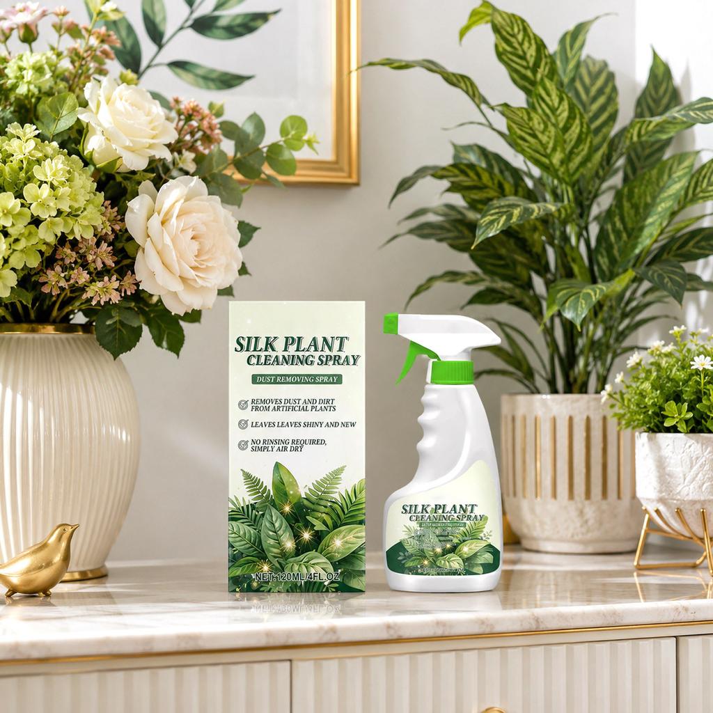 Reinigungsspray für Kunstpflanzen, Seidenblumen und