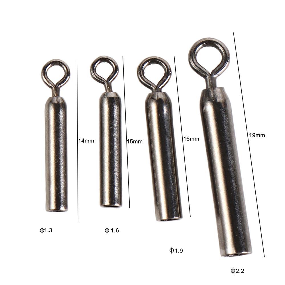 10 ks držáků na rybářské plováky z nerezové oceli, pevná trubice, rybářské příslušenství