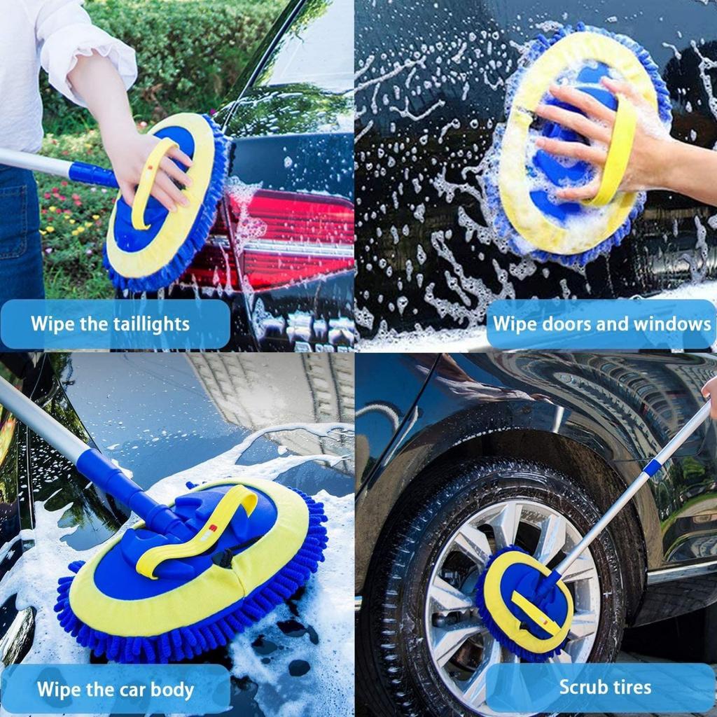 Car Cleaning Mop Kit - Vehicle Washing Mop Set