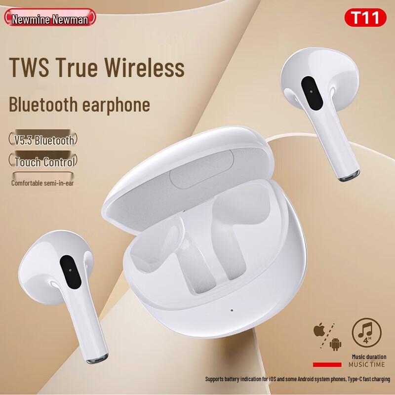 Newman T11 TWS Clip-on Sport Bluetooth Earbuds