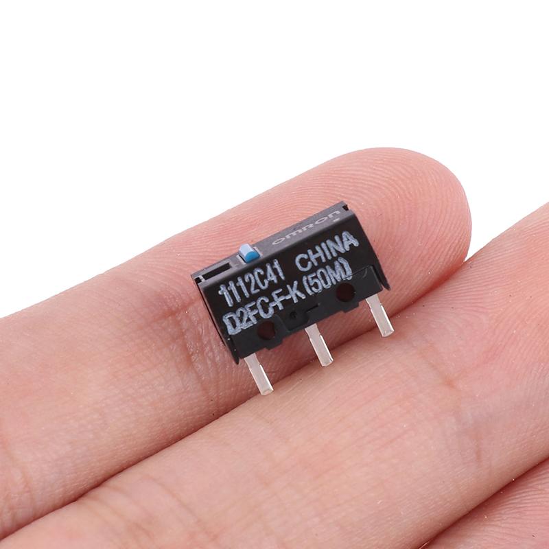 2Pcs Mouse Micro Switch D2Fc-F-7N 10M 20M Of D2Fc-F-K(50M) -Rz D2F D2F-01 D2F-01F D2F-L D2F-01L D2F-Fl D2F-F-3-7