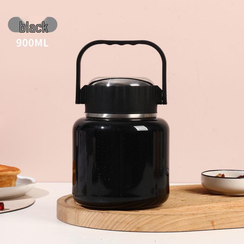 

High-Capacity 316 Stainless Steel Insulated Jar for Meals & Porridge - Ideal for Students, Office Workers, and Construction Sites. 500ml [For One Person]