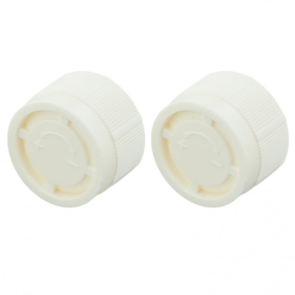 2 PIÈCES M30X1 5 Bouchon de réglage de radiateur Couvercle de thermostat en plastique pour radiateurs