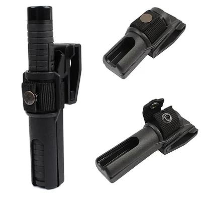 1pc Extendable Personal Defense Baton Police Holster Nylon Belt Baton Holder Cover Snap Lock 360 Rotate Fit 21-26inch Batons