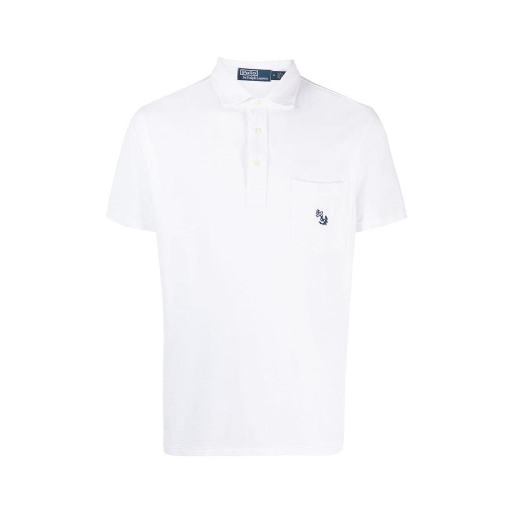

Polo Ralph Lauren Однотонная Свободная Короткий Рукав Рубашка-поло Мужские топы Белый 710909937-001 XS