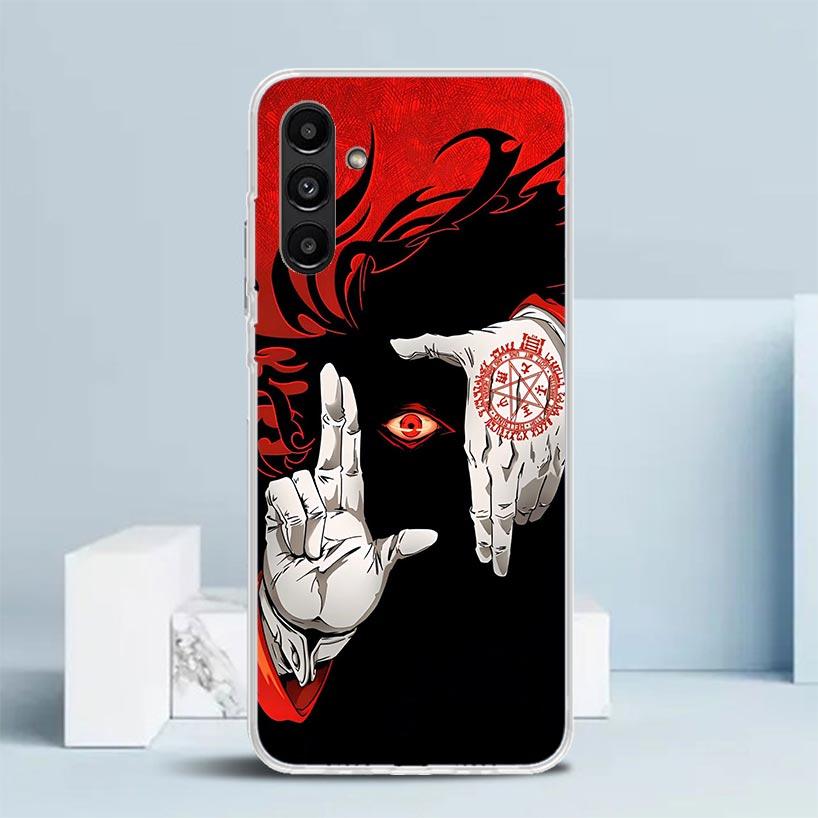 A-Alucard Hellsing Anime Cover for Samsung Galaxy A17 A37 A57 A16 A26 A36 A56 A15 A14 A55 Phone Case A13 A53 A25 A35 A24 A34 A23