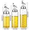 Heat Resistant Glass Oil Bottle For Kitchen Leak Proof And Large Capacity Liquid Dispenser For Soys Sauce and Vinegar