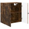 Wall Mounted Cabinet Smoked Oak Finish 59 x 31 x 60 cm Engineered Wood