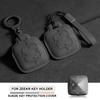 Leather 4 Buttons Car Remote Key Case Cover For Zeekr X 001 007 009 Full Protector Fob Keychain Keyring Decoration Accessories