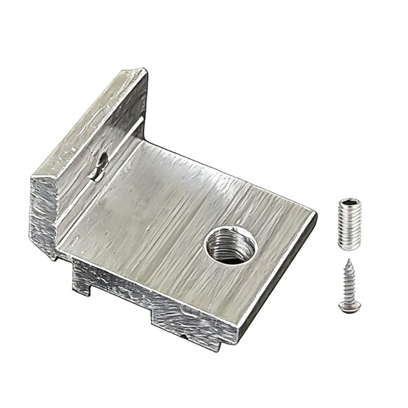 Rustproof Aluminum Side Panel Bracket Support Set With Screws For 2020 3030 4040 Extrusion Frame Industrial DIY Projects