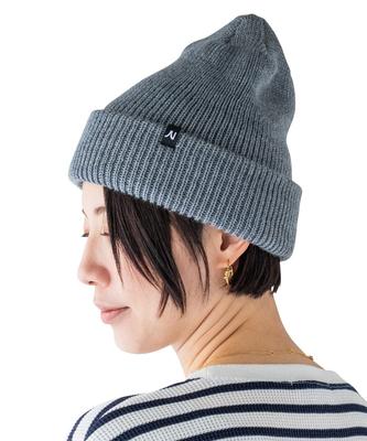 Nakota Washable Merino Wool Knit Made In Warm and Thick for and Free Gray Cap, Japan, Unisex, Spring, Autumn, Winter, Size,