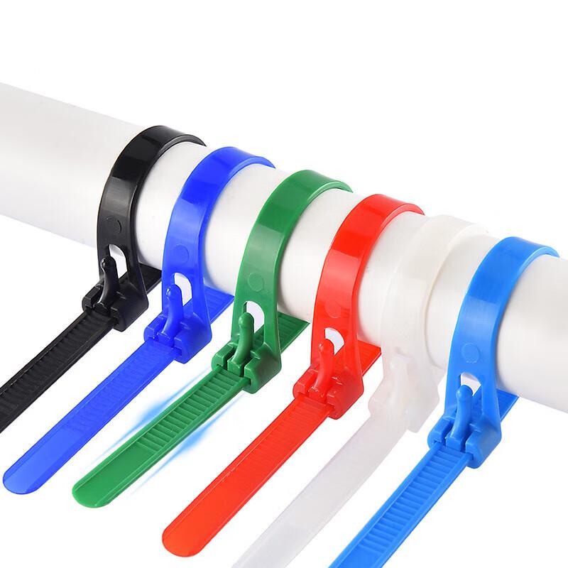 Reusable Nylon Cable Ties with Fixing Base