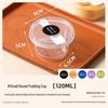 Disposable Dessert Pudding Cups with Spoons