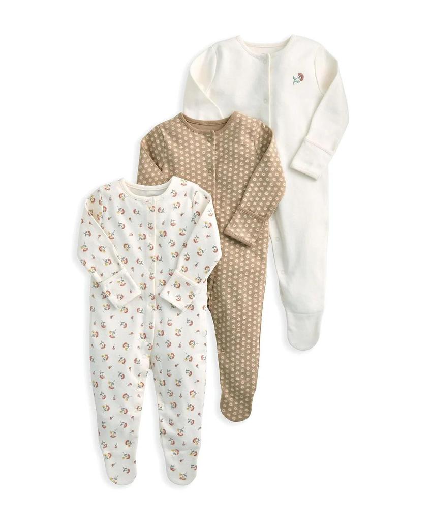 Combinaison bébé printemps et automne: Couvre-pieds, Pyjama barboteuse en coton pour nouveau-nés garçons et filles