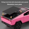 1:32 Pickup Hilux Toys Cars Models Alloy Diecast Wheel Pull Back Miniature Model with Light Sound Vehicles Toy Collect Souvenirs