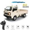 WPL D12 1:10 / 1:16 RC CAR Simulation Drift Climbing Truck LED Light Haul Cargo Remote Control Electric Toys For Children