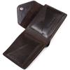 Men's Wallet with Coin Holder Made of Glossy Genuine Leather GRANDE PELLE Wallet 16807 Brown