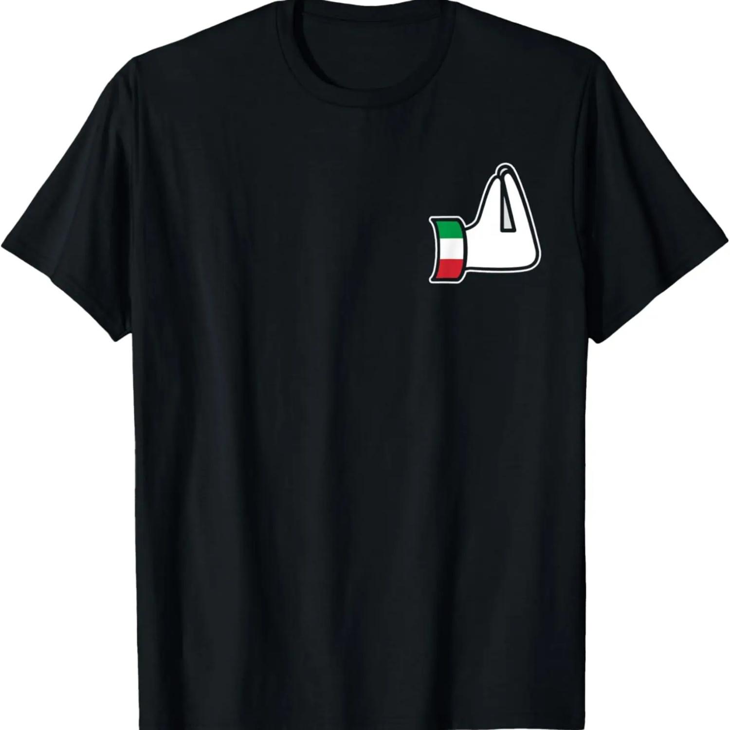 

Italy Hand Gesture Italia Italian Italiano Men Women Kids T-Shirt XXXXXL чорний