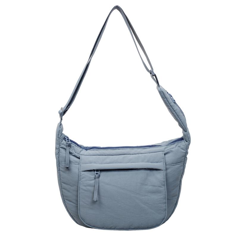 Large Capacity Solid Color Commuter Shoulder Bag Women's Crossbody Bag