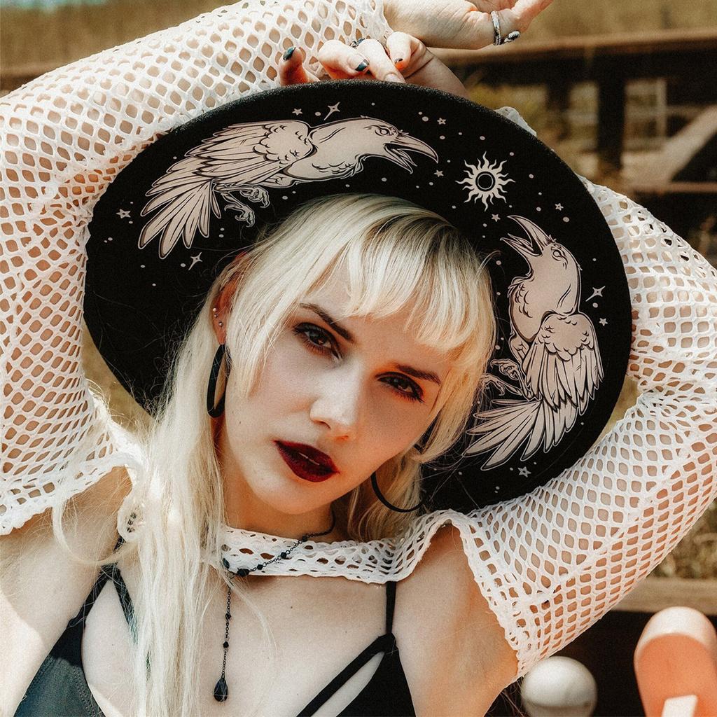Classical Gothic Top Hat Suitable for Men Women and Children As Halloween Decoration or Stylish Fashion Statement