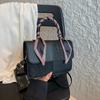 Women Fashion Casual Solid Color Small Square Crossbody Handheld Handbag