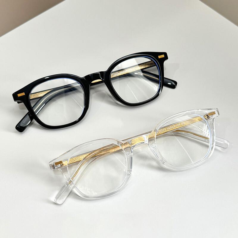High-Definition Small Frame Reading Glasses Women Trendy Fashionable Black Square Eyeglasses Men Anti Blue Light Eyewear