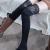 Women'S  Lace Patchwork Long Stocks Sweet Lolita Over-The-Knee Socks