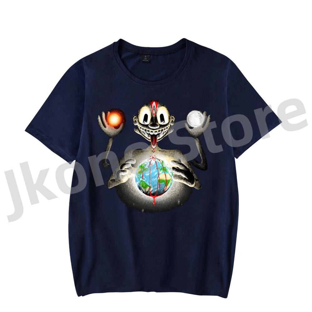 

Lil Darkie Rapper Tee Collapse of Modern Society Tour Merch Women Unisex Fashion Casual Short Sleeve Tshirts 4XL