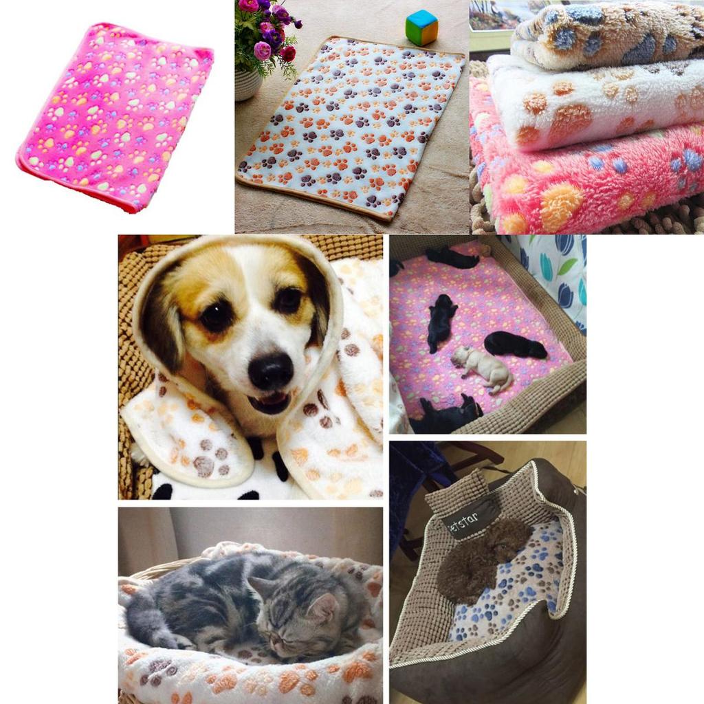 Cozy Plush Pet Blanket For Dogs Available In Multiple Colorful Designs And Sizes