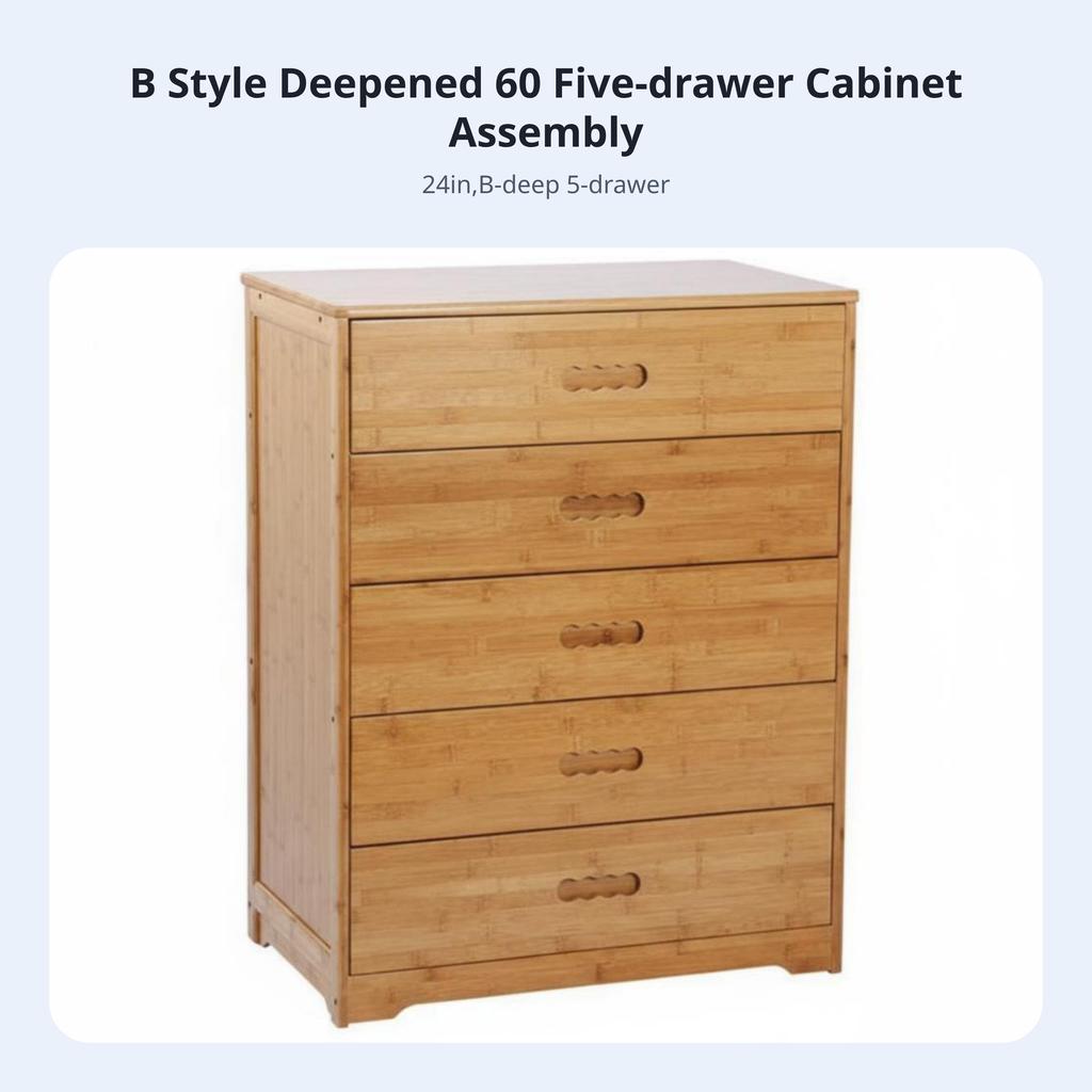 Multitiered Drawer Chest Large Capacity Storage Furniture Sturdy and Long-Lasting Easy to Clean for Adults