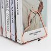 Retractable Metal Heart Book Stand - Iron Art Creative Desktop File Holder & Storage Rack