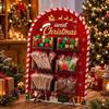 Xmas Tree Storage Rack Snowflake Desktop Ornament Snack Rack Dim Sum Display Tray Table