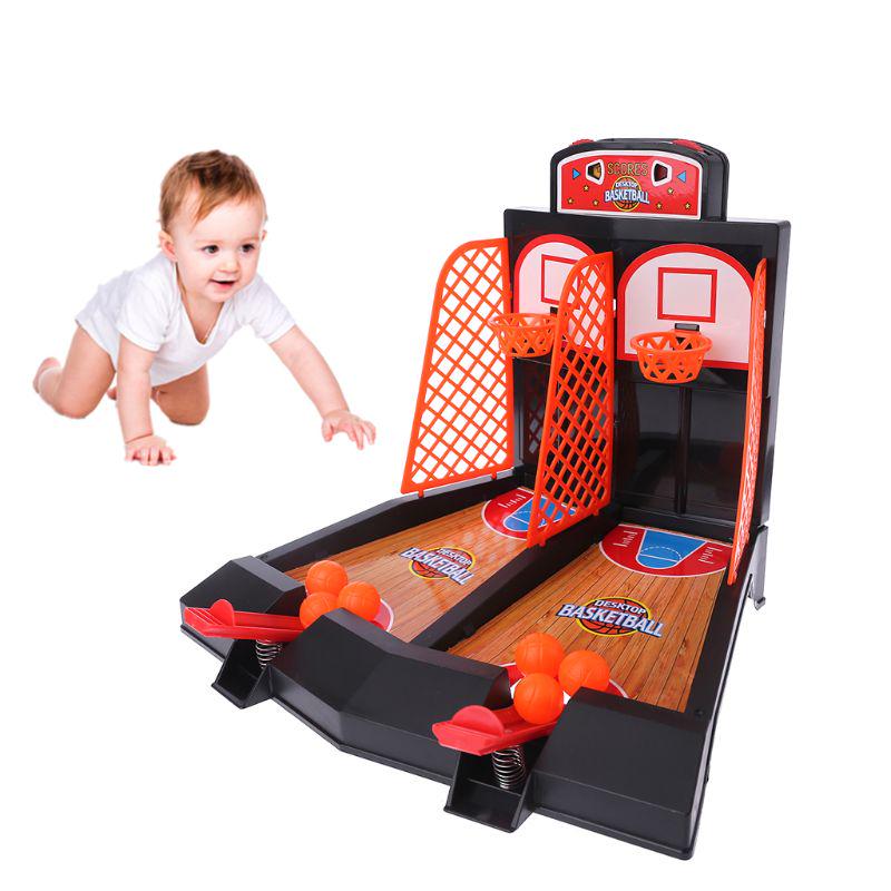 Desktop Basketball Shooting Game Toy Table Finger Ejection Basketball Court Shooting Stress Reliever