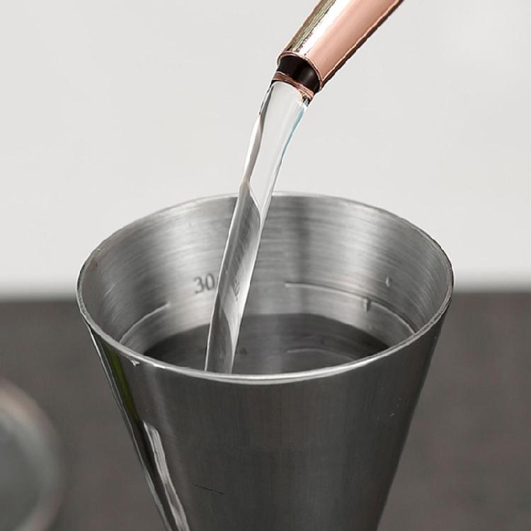 Stainless Steel Jigger Cup Bartenders Measuring Cups Bar Wine Shaker Jiggers