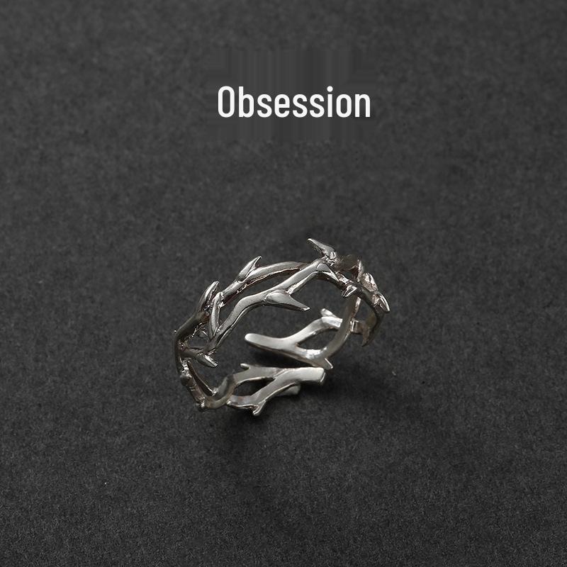 

Мужское трендовое ретро кольцо с шипами: Открытый дизайн, стиль хип-хоп Adjustable