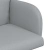Dining Chairs 6 Pcs Fabric Light Gray 60 X 56 X 96 Cm