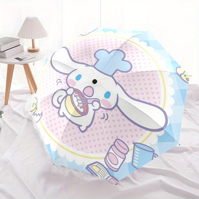 1pc Cinnamoroll Cooking SceneUmbrella with Plastic Handle,Suitable for All Seasons Home Travel Outdoor UmbrellaSanlio243