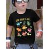 Europäische Größen Kleiner Jungen T-Shirt Weich Und Bequem Alltags Oberteil, Geeignet für Zuhause, Draußen Und Sportliche Aktivitäten, Bequem Und Atmungsaktiv