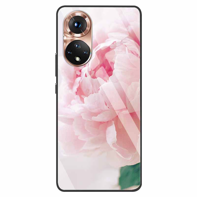 Luxury Case for Huawei Honor 50 Cover Tempered Glass Cover for Huawei Honor 50 Phone Case Honor50 6.57" Coque Bag Fashion Bumper