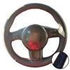 Hand Stitched Black Microfiber Leather Steering Wheel Cover For Seat Leon (Mk2) 2006-2008 Ibiza (6L) 2007 Car Accessories