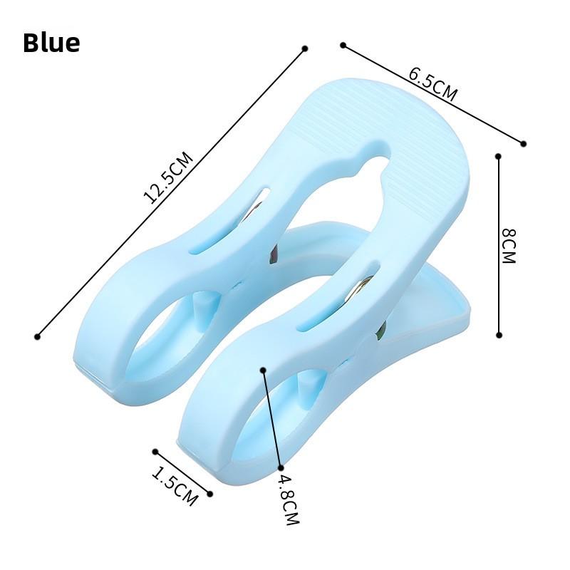 

Strong quilt clip Plastic drying clip Large double clip Windproof multi-functional household quilt drying clothes clip синій