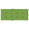 High Back Chair Cushions 6 Pcs Melange Green 120x50x4 Cm Fabric