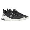 Emporio Armani EA7 Fabric Comfortable Breathable Round Toe Versatile Lace-Up Low-Top Casual Shoes Unisex sneakers Black White X8X180XK389T731