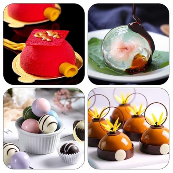 Half Sphere Chocolate Dessert Shape Silicone Cake Decor Mold DIY Kitchen Tool