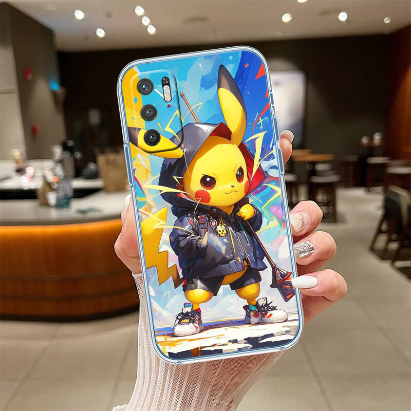 Cartoon Pokemon Case for Motorola E7 E22 E20 E13 E15 E22S E30 E40 G10 G20 G04 G22 G23 G05 G75 G35 G55 G6 G7 G8 G9 Plus Power Play