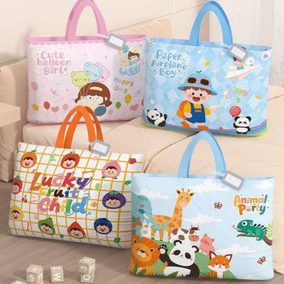 Cartoon Print Kindergarten Quilt Storage Bag Large Capacity Lightweight Mommy Maternity Bag Multi-Purpose Oxford Cloth